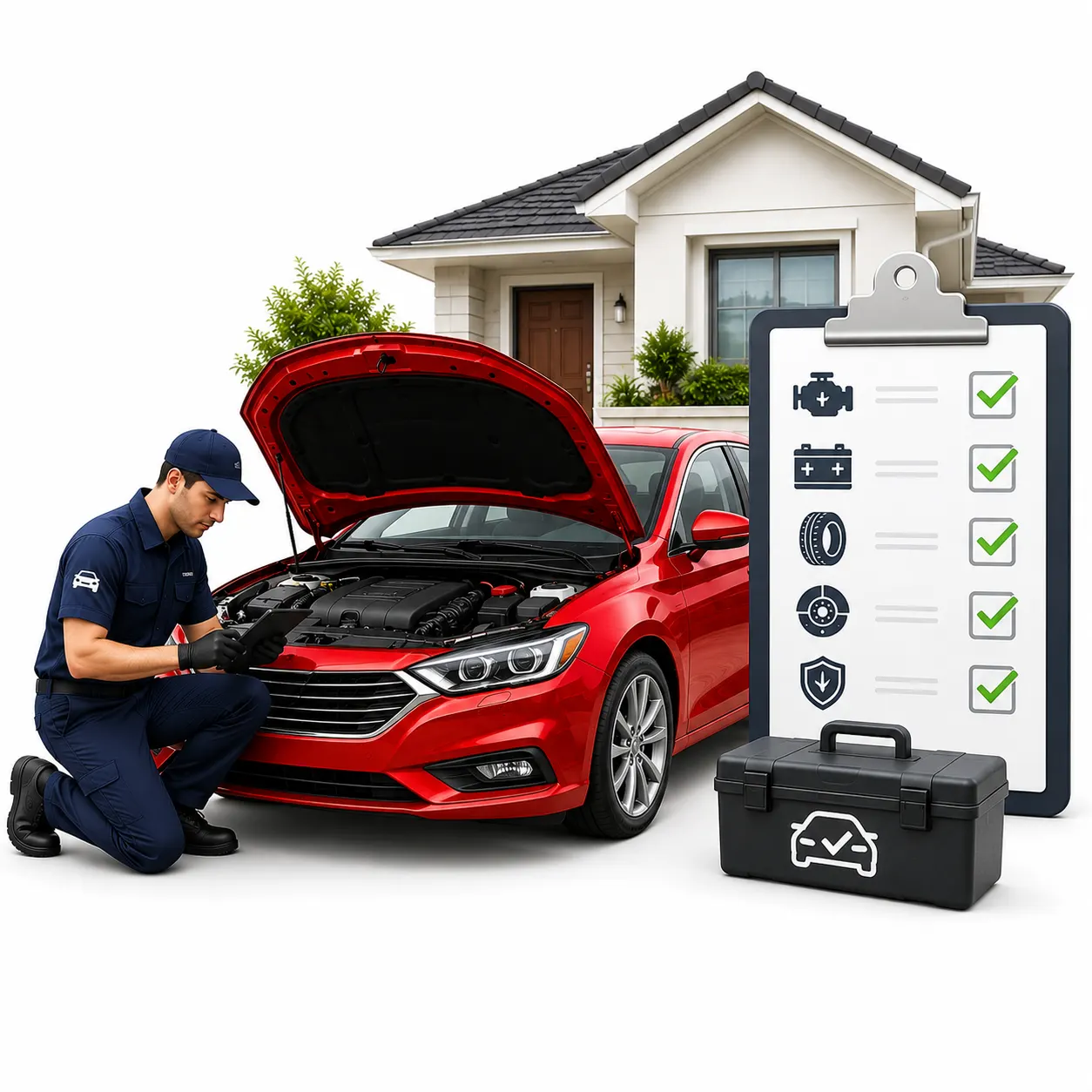 Free oil & fluid top-up